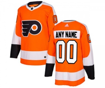 Adidas Philadelphia Flyers Customized Authentic Orange Home NHL Jersey