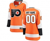 Women's Philadelphia Flyers Customized Fanatics Branded Orange Home Breakaway NHL Jersey