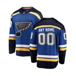 Youth St. Louis Blues Customized Fanatics Branded Royal Blue Home Breakaway NHL Jersey