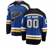 Youth St. Louis Blues Customized Fanatics Branded Royal Blue Home Breakaway NHL Jersey