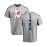 MLB Nike New York Yankees #18 Didi Gregorius Ash Backer T-Shirt