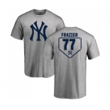 MLB Nike New York Yankees #77 Clint Frazier Gray RBI T-Shirt