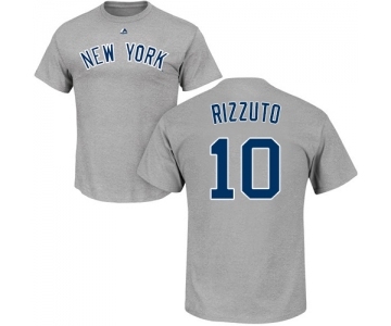 Women's New York Yankees #10 Phil Rizzuto Replica White Home Baseball Jersey