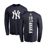 Women's New York Yankees #19 Masahiro Tanaka Replica Navy Blue Alternate Baseball Jersey