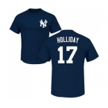 Youth New York Yankees #17 Matt Holliday Replica White Home Baseball Jersey