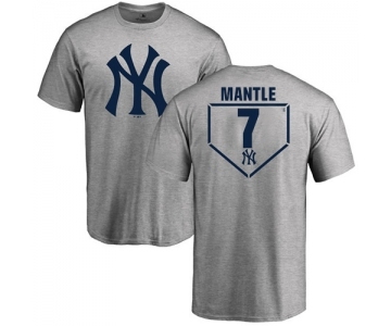 Youth New York Yankees #7 Mickey Mantle Replica Navy Blue Alternate Baseball Jersey