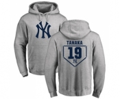 MLB Nike New York Yankees #19 Masahiro Tanaka Gray RBI Pullover Hoodie