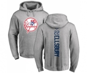 MLB Nike New York Yankees #22 Jacoby Ellsbury Ash Backer Pullover Hoodie