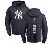 MLB Nike New York Yankees #5 Joe DiMaggio Gray RBI Pullover Hoodie