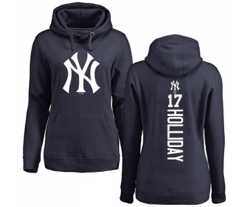 Women's New York Yankees #17 Matt Holliday Replica White Fashion Cool Base Baseball Jersey