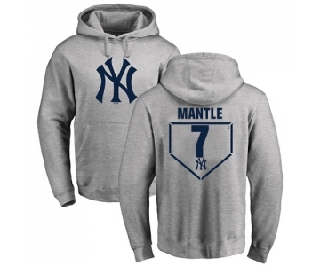 Women's New York Yankees #7 Mickey Mantle Replica Green Salute to Service Baseball Jerse