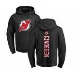 Hockey New Jersey Devils #23 Stefan Noesen Black Backer Pullover Hoodie