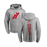 Hockey New Jersey Devils #63 Jesper Bratt Ash Backer Pullover Hoodie