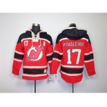 nhl jerseys new jersey devils #17 kovalchuk red[pullover hooded sweatshirt] patch A]