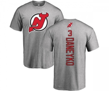 Hockey New Jersey Devils #3 Ken Daneyko Ash Backer T-Shirt