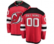 New Jersey Devils Customized Fanatics Branded Red Home Breakaway Hockey Jersey