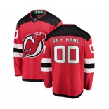 Youth New Jersey Devils Customized Fanatics Branded Red Home Breakaway Hockey Jersey