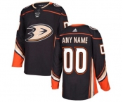 Anaheim Ducks Customized Authentic Black Home Hockey Jersey