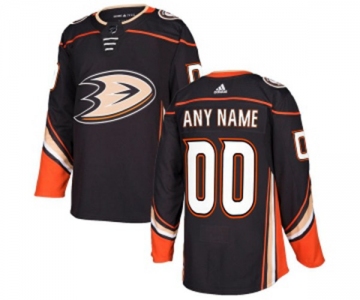 Anaheim Ducks Customized Authentic Black Home Hockey Jersey