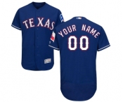 Men's Texas Rangers Customized Royal Blue Alternate Flex Base Authentic Collection Baseball Jersey