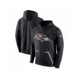 Men Baltimore Ravens Nike Black Champ Drive Vapor Speed Pullover Hoodie