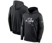 Men's Baltimore Ravens Black 2023 AFC North Division Champions Locker Room Trophy Collection Pullover Hoodie