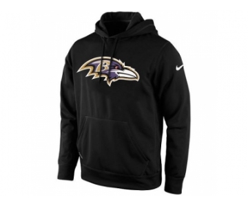 Men's Baltimore Ravens Nike Black KO Logo Essential Hoodie