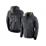 NFL Men's Nike Baltimore Ravens #21 Tony Jefferson Stitched Black Anthracite Salute to Service Player Performance Hoodie