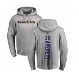 NFL Nike Baltimore Ravens #28 Anthony Averett Ash Backer Pullover Hoodie