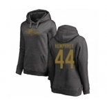 Football Women's Baltimore Ravens #44 Marlon Humphrey Ash One Color Pullover Hoodie