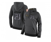 NFL Women's Nike Baltimore Ravens #21 Tony Jefferson Stitched Black Anthracite Salute to Service Player Performance Hoodie