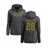 NFL Women's Nike Baltimore Ravens #28 Anthony Averett Ash One Color Pullover Hoodie