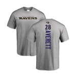 NFL Nike Baltimore Ravens #28 Anthony Averett Ash Backer T-Shirt