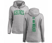 Basketball Women's Boston Celtics #8 Kemba Walker Ash Backer Pullover Hoodie