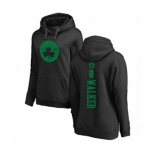 Basketball Women's Boston Celtics #8 Kemba Walker Black One Color Backer Pullover Hoodie