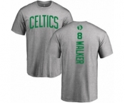 Basketball Boston Celtics #8 Kemba Walker Ash Backer T-Shirt