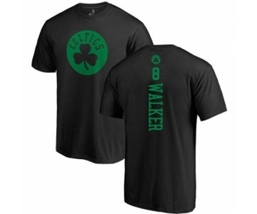 Basketball Boston Celtics #8 Kemba Walker Black One Color Backer T-Shirt