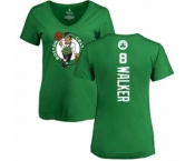 Basketball Women's Boston Celtics #8 Kemba Walker Kelly Green Backer T-Shirt