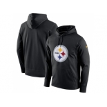 Men Pittsburgh Steelers Nike Black Circuit Logo Essential Performance Hoodie