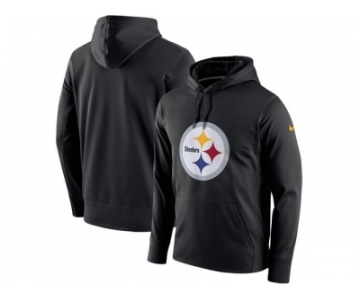 Men Pittsburgh Steelers Nike Black Circuit Logo Essential Performance Hoodie