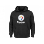 Men's Pittsburgh Steelers Black Critical Victory Pullover Hoodie