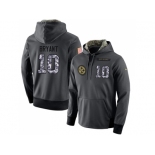 NFL Men's Nike Pittsburgh Steelers #10 Martavis Bryant Stitched Black Anthracite Salute to Service Player Performance Hoodie