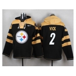 Nike Pittsburgh Steelers #2 Michael Vick Black Player Pullover NFL Hoodie