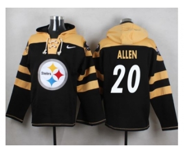 Nike Pittsburgh Steelers #20 Will Allen Black Player Pullover NFL Hoodie