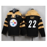 Nike Pittsburgh Steelers #22 William Gay Black Player Pullover NFL Hoodie