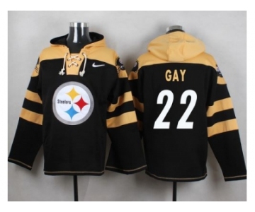 Nike Pittsburgh Steelers #22 William Gay Black Player Pullover NFL Hoodie