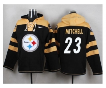 Nike Pittsburgh Steelers #23 Mike Mitchell Black Player Pullover NFL Hoodie