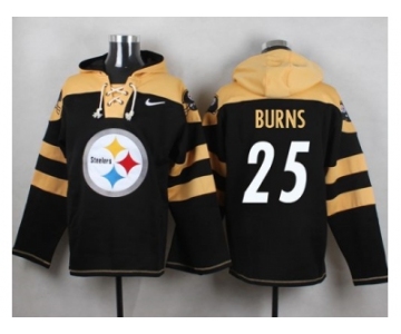 Nike Pittsburgh Steelers #25 Artie Burns Black Player Pullover NFL Hoodie