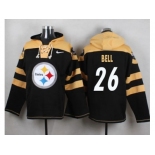 Nike Pittsburgh Steelers #26 Le'Veon Bell Black Player Pullover NFL Hoodie