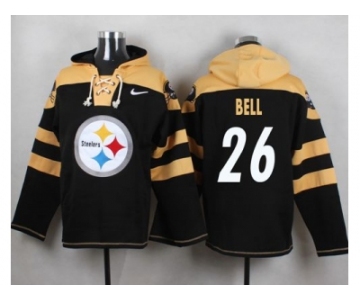 Nike Pittsburgh Steelers #26 Le'Veon Bell Black Player Pullover NFL Hoodie